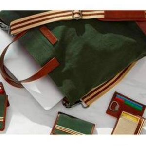 BAEKGAARD - Oliver Metro Tote Canvas Green